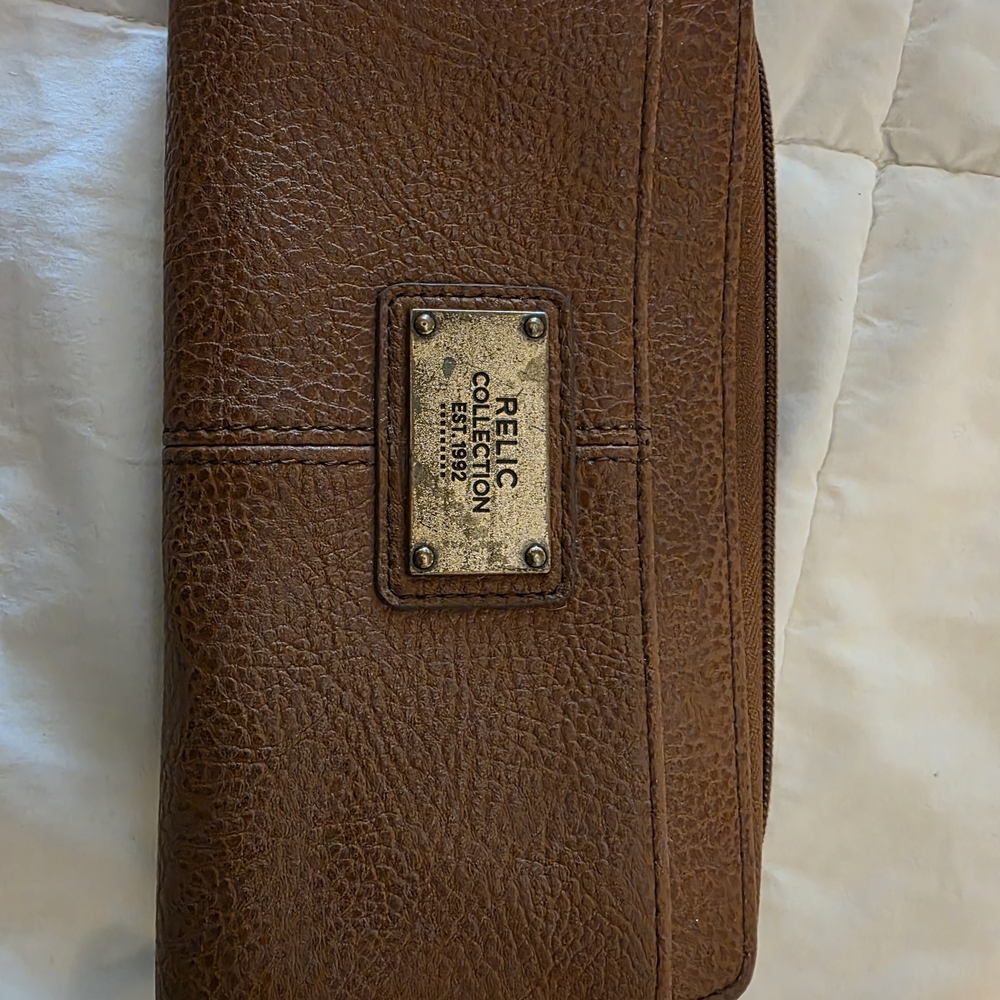 Relic Tan Leather Men's Wallet
